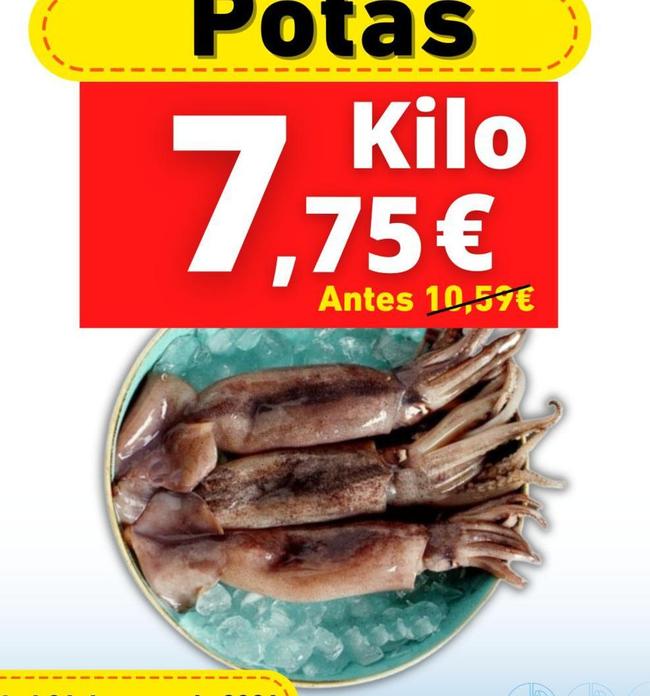 Oferta de Pota por 7,75€ en Supermercados Tu Alteza