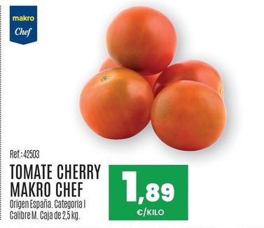 Oferta de Makro Chef - Tomate Cherry  por 1,89€ en Makro