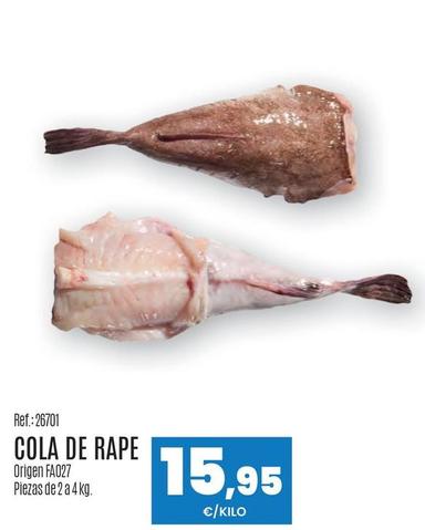 Oferta de Colas de rape por 15,95€ en Makro