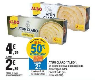 Oferta de Albo - Atún Claro por 4,79€ en E.Leclerc