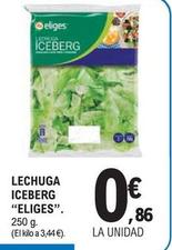 Oferta de Eliges - Lechuga Iceberg por 0,86€ en E.Leclerc