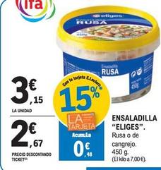 Oferta de Eliges - Ensaladilla por 3,15€ en E.Leclerc