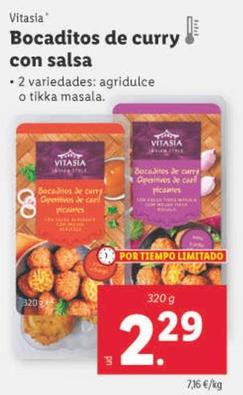 Oferta de Vitasia - Bocaditos De Curry Con Salsa por 2,29€ en Lidl