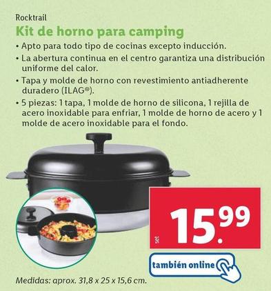 Oferta de Rocktrail - Kit De Horno Para Camping por 15,99€ en Lidl