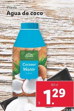 Oferta de Vitasia - Agua De Coco por 1,29€ en Lidl