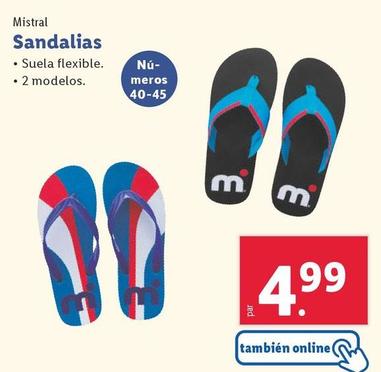 Oferta de Mistral - Sandalias  por 4,99€ en Lidl