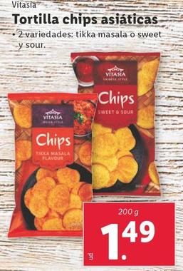 Oferta de Vitasia - Tortilla Chips Asiaticas por 1,49€ en Lidl