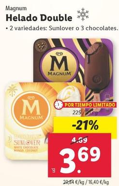 Oferta de Magnum - Helado Double por 3,69€ en Lidl