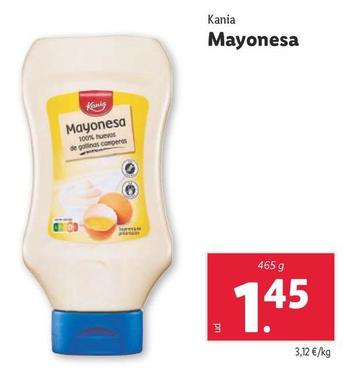 Oferta de Kania - Mayonesa  por 1,45€ en Lidl