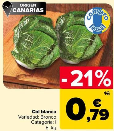 Oferta de Col Blanca  por 0,79€ en Carrefour
