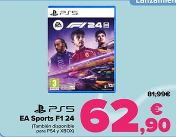 Oferta de EA Sports - F1 24 por 62,9€ en Carrefour