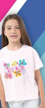 Oferta de Camiseta mujer XS - 2XL o infantil Barbie 3 - 14 años por 9,99€ en Carrefour