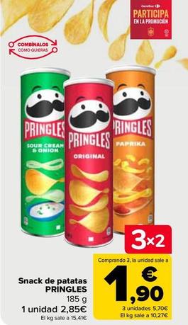 Oferta de Pringles - Snack De Patatas por 2,85€ en Carrefour