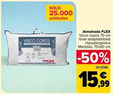 Oferta de Flex - Almohada por 15,99€ en Carrefour