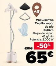 Oferta de Rowenta - Cepillo Vapor De Pie IS3475 por 65€ en Carrefour