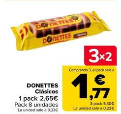 Oferta de Donettes - Clasicos por 2,65€ en Carrefour