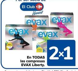 Oferta de Evax - En Todas Las Compresas Liberty  en Carrefour