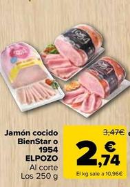 Oferta de Elpozo - Jamón cocido BienStar o 1954 por 2,74€ en Carrefour