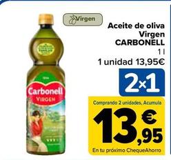 Oferta de CARBONELL - Aceite de oliva  Virgen   por 13,95€ en Carrefour