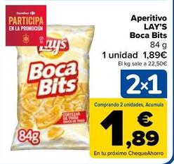 Oferta de LAY’S - Aperitivo Boca Bits por 1,89€ en Carrefour