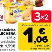 Oferta de La Lechera - Postres Delicias por 1,59€ en Carrefour