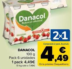 Oferta de Danacol - 100 G por 4,49€ en Carrefour