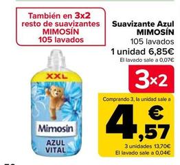 Oferta de Mimosín - Suavizante Azul  por 6,85€ en Carrefour