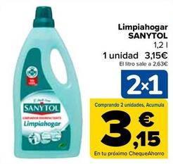 Oferta de Sanytol - Limpiahogar por 3,15€ en Carrefour