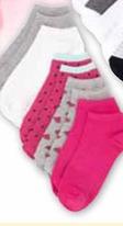 Oferta de TEX - Pack 5 calcetín invisible fantasía adulto o infantil Basic por 2,99€ en Carrefour