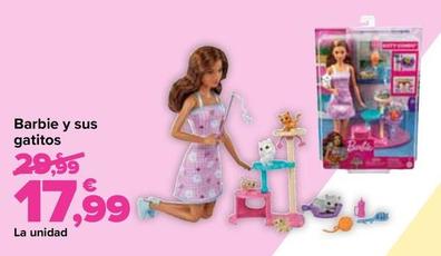Oferta de Barbie Y Sus Gatitos por 17,99€ en Carrefour