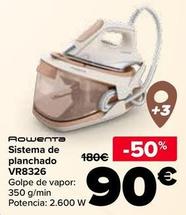 Oferta de Rowenta - Sistema De Planchado VR8326 por 90€ en Carrefour