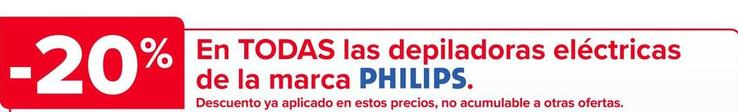 Oferta de Philips Y Braun - En Todas Las Depiladoras Eléctricas De Las Marcas  en Carrefour
