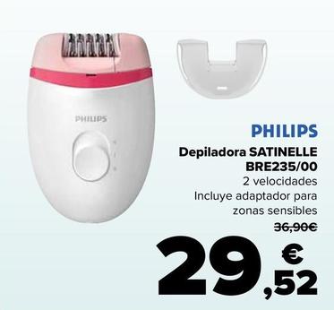 Oferta de Philips - Depiladora SATINELLE BRE235/00 por 29,52€ en Carrefour
