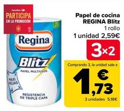 Oferta de Regina - Papel De Cocina Blitz por 2,59€ en Carrefour