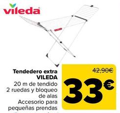 Oferta de Vileda - Tendedero Extra por 33€ en Carrefour