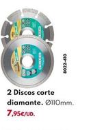 Oferta de 2 Discos Corte Diamante por 7,95€ en BricoCentro
