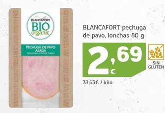 Oferta de Blancafort - PECHUGA DE PAVO por 2,69€ en HiperDino
