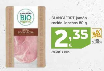 Oferta de Blancafort - jamón cocido por 2,35€ en HiperDino