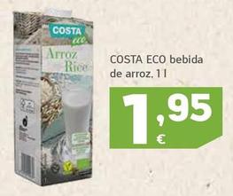 Oferta de Costa - ECO bebida de arroz por 1,95€ en HiperDino