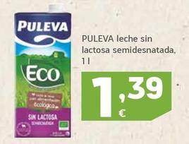 Oferta de Puleva - leche sin lactosa semidesnatada por 1,39€ en HiperDino