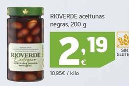Oferta de Rioverde - Aceitunas Negras por 2,19€ en HiperDino