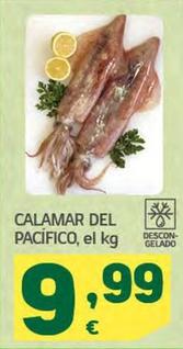 Oferta de Calamar Del Pacífico por 9,99€ en HiperDino