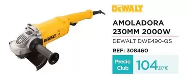 Oferta de Dewalt - Amoladora 230mm 2000w por 104,87€ en Manau