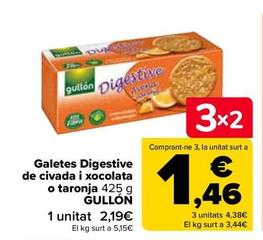 Oferta de Gullón - Galletas Digestive Avena Chocolate O Naranja por 2,19€ en Carrefour