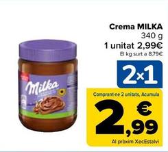 Oferta de Milka - Crema  por 2,99€ en Carrefour