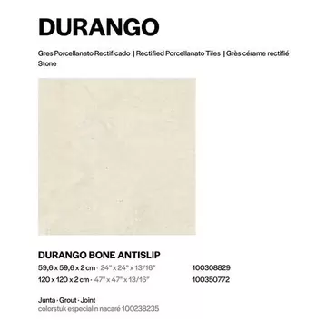 Oferta de Durango Bone Antislip en Porcelanosa