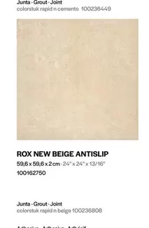 Oferta de Rox New Beige Antislip en Porcelanosa