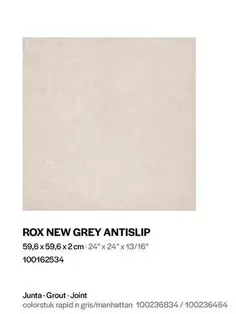 Oferta de Rox New Grey Antislip en Porcelanosa