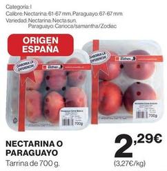 Oferta de Nectarina o Paraguayo por 2,29€ en El Corte Inglés