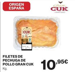 Oferta de Cuk - Filetes De Pechuga De Pollo Gran  por 10,95€ en El Corte Inglés